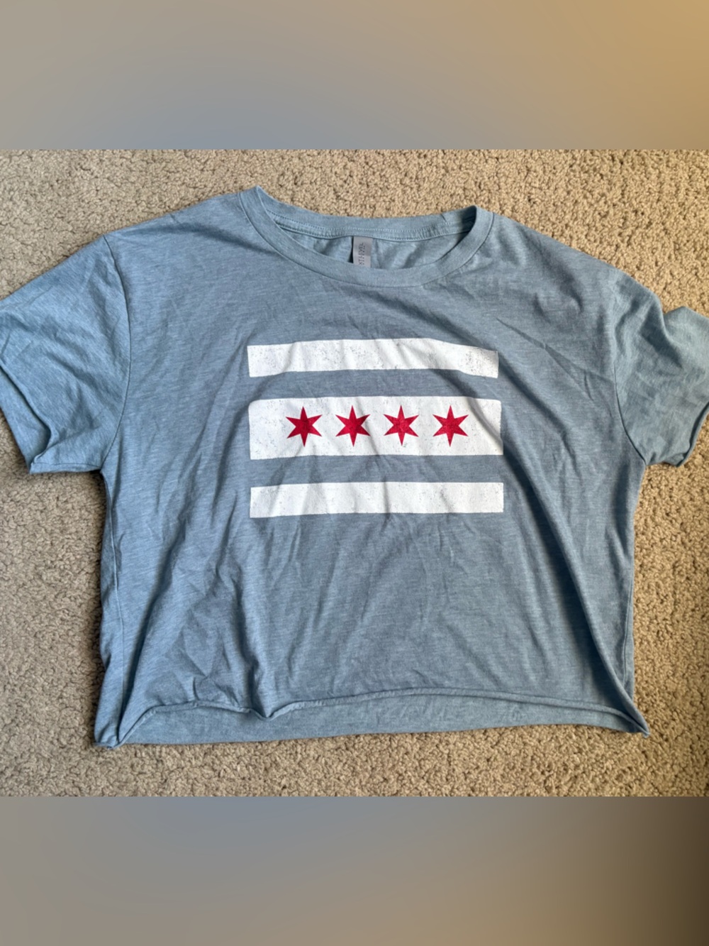 Next Level Apparel Chicago Cropped tee